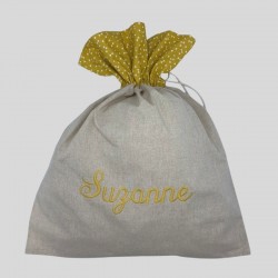 Sac Linge Ficelle Broderie...