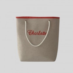 Sac cabas Broderie Lettres...