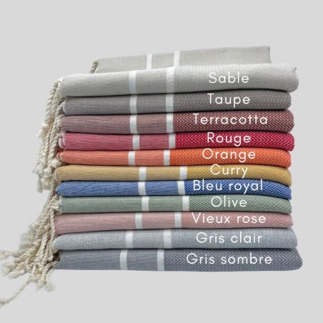 Fouta chevrons