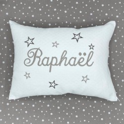 Coussin Etoiles taupe