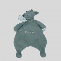 JELLYCAT doudou plat velours Dragon brodé