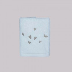 Sylvie Thiriez Serviette de toilette Petits cœurs