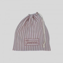 Sac Tissu Double gaze Rayures Petit modèle