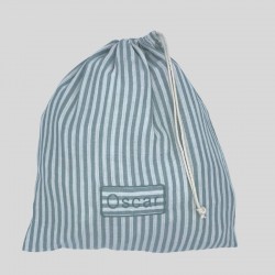 Sac Tissu Double gaze Rayures Grand modèle