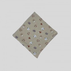 Maxi Lange double gaze motif Trombine