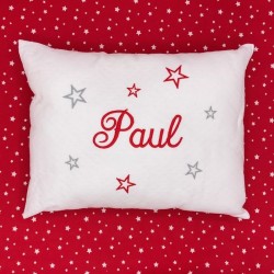 Coussin Etoiles rouge
